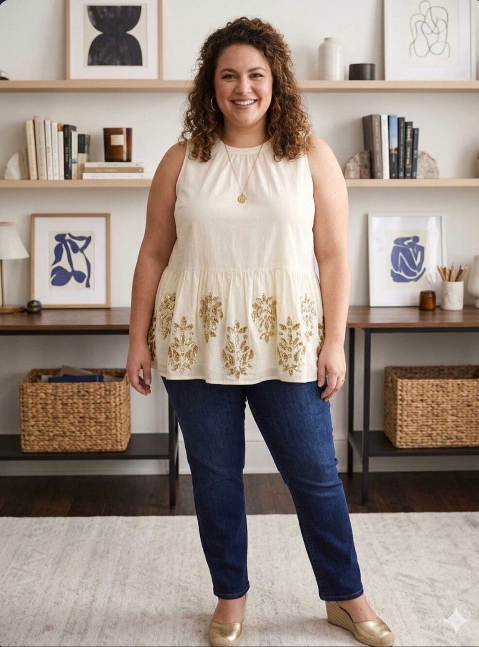 Beautiful Sleeveless Maeve Blouse